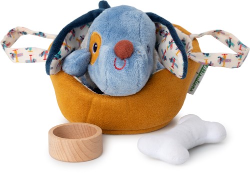 Lilliputiens peluche perro Jules con cesta y accesorios - juguete