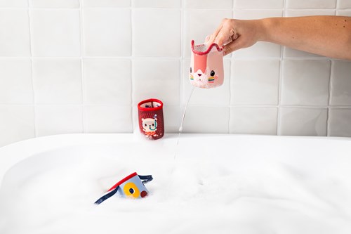 Lilliputiens juguete de baño - vasos de baño Jules - diversión acuática colorida para niños-3