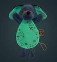 Lilliputiens mantita glow-in-the-dark Jules perro bebé confort-3