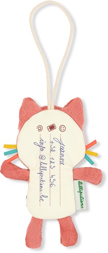 Lilliputiens etiqueta de equipaje - accesorio infantil Jeanne la Gata rosa-3