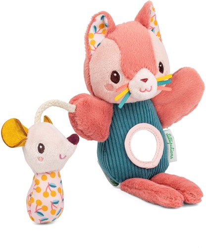 Lilliputiens marioneta de actividades gato Jeanne - juguete educativo para bebés