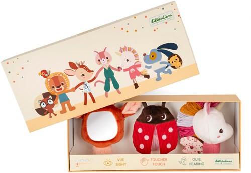 Lilliputiens set de juguetes sensoriales Lena - descubrimiento para bebés-2