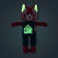 Lilliputiens peluche gato Jeanne con glow-in-the-dark y libro de tela-2