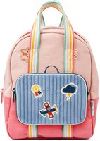 Lilliputiens mochila rosa frambuesa mochila infantil impermeable algodón-3