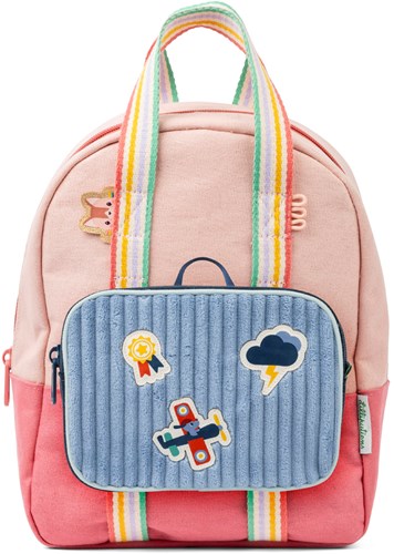 Lilliputiens mochila rosa frambuesa mochila infantil impermeable algodón-3