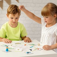 Beleduc juego infantil Matching Tails juego educativo 22 piezas