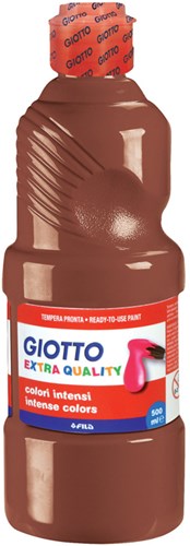 Giotto témpera 500ml pintura marrón para niños