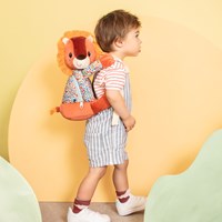 Lilliputiens mochila Jack el León - mochila infantil suave con tirantes ajustables-3