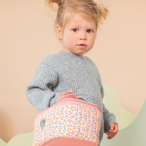 Lilliputiens neceser infantil Jeanne la Gata rosa poliéster viaje-2