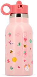 Lilliputiens botella térmica rosa 350ml para niños