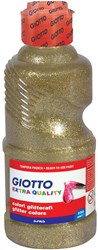 Giotto pintura témpera glitter oro 250ml - pintura creativa infantil