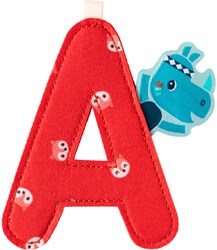 Lilliputiens letra A - letra decorativa de tela Marius para habitación infantil