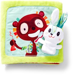 Lilliputiens - Libro - Conejito dentista libro interactivo de cartón para niños