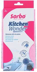 Sorbo bayeta microfibra limpieza cocina set de 2 unidades