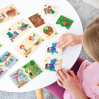 Beleduc juego educativo What can I do - juego de cartón para niños