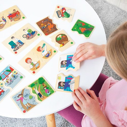 Beleduc juego educativo What can I do - juego de cartón para niños