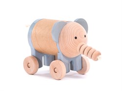 Bajo Hucha de Madera - Elefante Rodante para niños