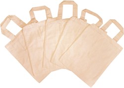 Eduplay bolsas de algodón set - grandes bolsas creativas multicolor 5 piezas