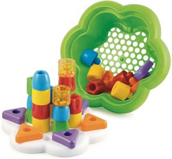 Quercetti caja de bloques juguete educativo multicolor para bebés
