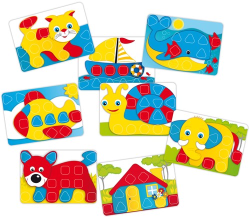 Quercetti mosaico juguete educativo colores para bebés-3