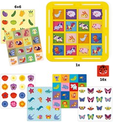 Quercetti juego educativo Fantamemo mariquita mosaico