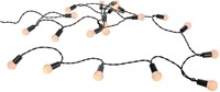 Svenska Living guirnalda de luces LED bolas 2 metros blanco cálido a pilas