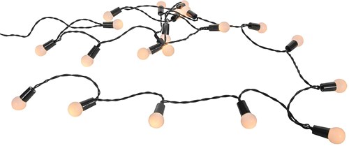 Svenska Living guirnalda de luces LED bolas 2 metros blanco cálido a pilas