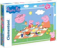 Clementoni puzzle Peppa Pig 24 piezas maxi cartón rompecabezas infantil