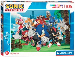 Clementoni puzzle Sonic - Super 104 piezas rompecabezas infantil
