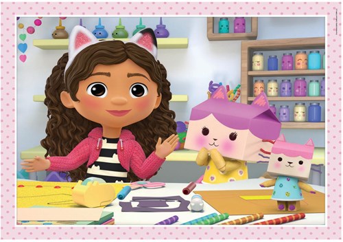 Clementoni puzzle Gabby's Dollhouse 4 en 1 puzzle de cartón para niños-3