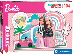 Clementoni puzzle Barbie 104 piezas rompecabezas infantil juguete cartón