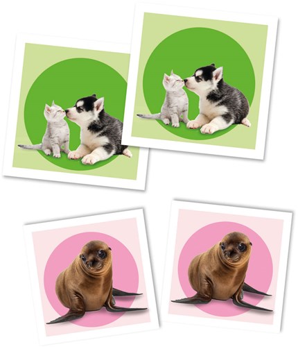 Clementoni juego de memoria - animales bebés - juego de cartas educativo para niños-3