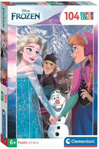 Clementoni puzzle Disney Frozen 104 piezas cartón puzzle infantil