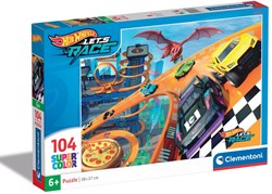 Clementoni Legpuzzel Super Color Hot Wheels, 104st.