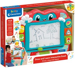 Clementoni pizarra magnética burro - juguete creativo para bebés
