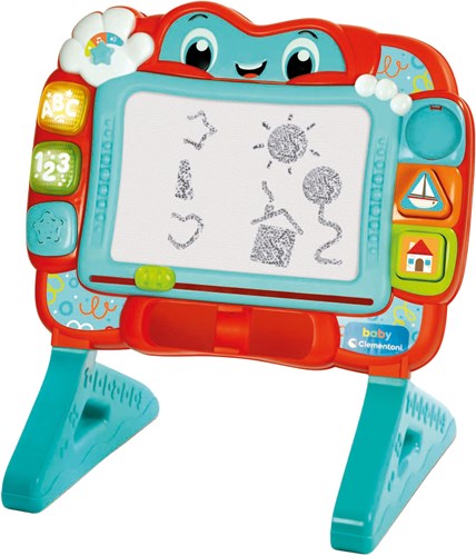 Clementoni pizarra magnética burro - juguete creativo para bebés-2
