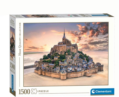 Clementoni puzzle - 1500 piezas - Mont Saint-Michel Rising - Alta Calidad