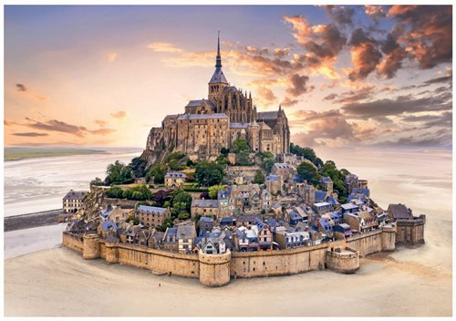 Clementoni puzzle - 1500 piezas - Mont Saint-Michel Rising - Alta Calidad-2