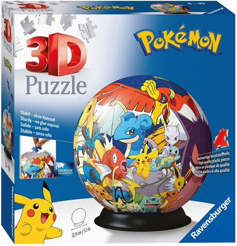 Ravensburger Pokémon bola puzzle 3D - 72 piezas - puzzle infantil