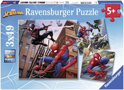 Ravensburger puzzle Spiderman 3x49 piezas puzzle infantil cartón