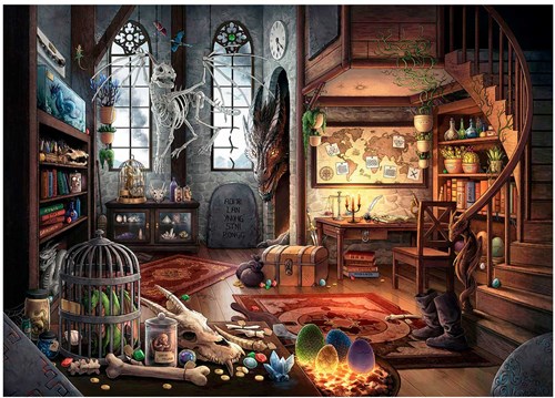 Ravensburger Escape Puzzle laboratorio del dragón - 759 piezas fantasía-2