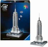Ravensburger puzzle 3D Empire State Building con luz - 241 piezas-3