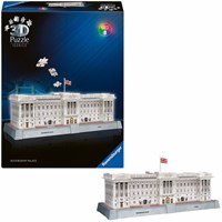 Ravensburger Puzzle 3D Buckingham Palace con luz - 260 piezas-3
