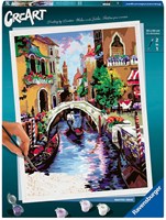 Ravensburger set de pintar por números - Lienzo arte Venecia adultos