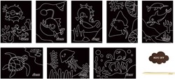 Avenir Scratch Art - Océano set creativo para niños