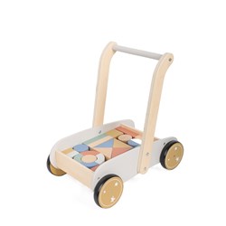 Atan andador de bloques de madera - juguete de actividad para niños pequeños