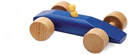 nic coche de carreras de madera Speedy azul - coche de juguete para niños