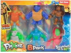 Toi-Toys figuras antiestrés Flexerz 6cm set de 6 juguetes fidget