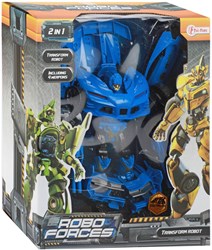 Robot transformable Coche Amarillo juguete robot - figura de acción para niños