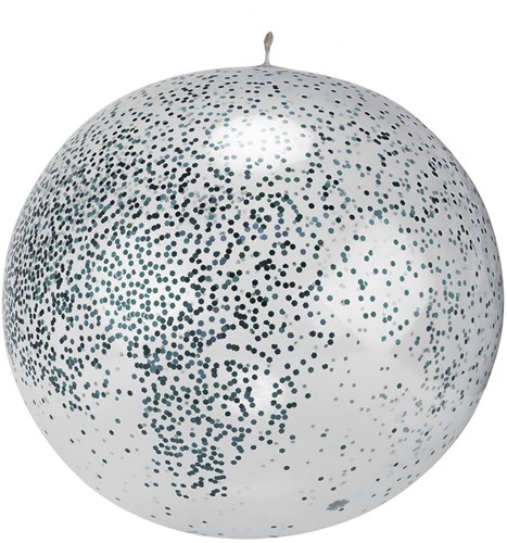 Toi-Toys globo inflable con purpurina 60cm - juguete decoración fiesta-3